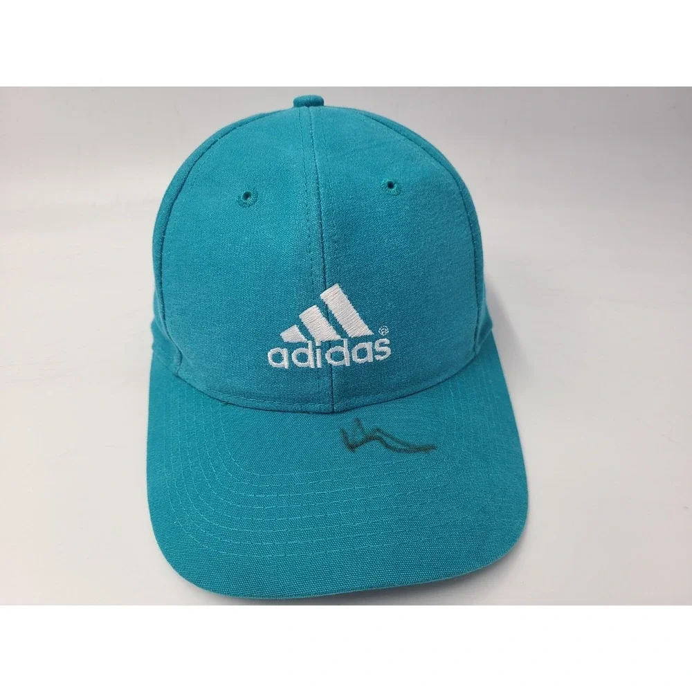Vintage Adidas Snapback Hat Cap Cotton Casual Sports Logo Men‎ Women Blue White